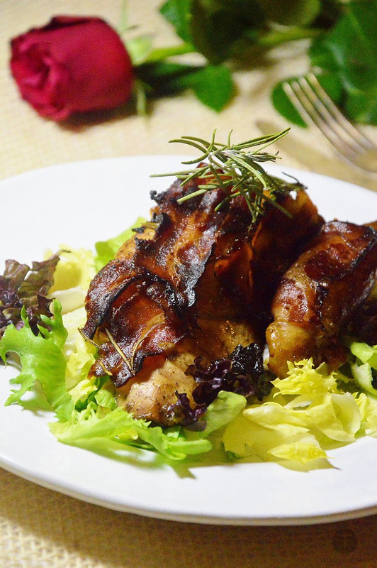 Perliczka pieczona w czerwonym winie